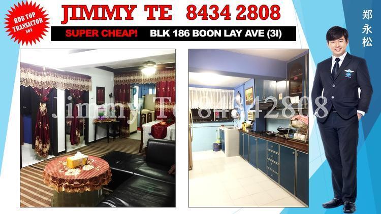 Blk 186 Boon Lay Avenue (Jurong West), HDB 3 Rooms #127054452